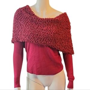 Gaby & Eden Burgundy Sweater